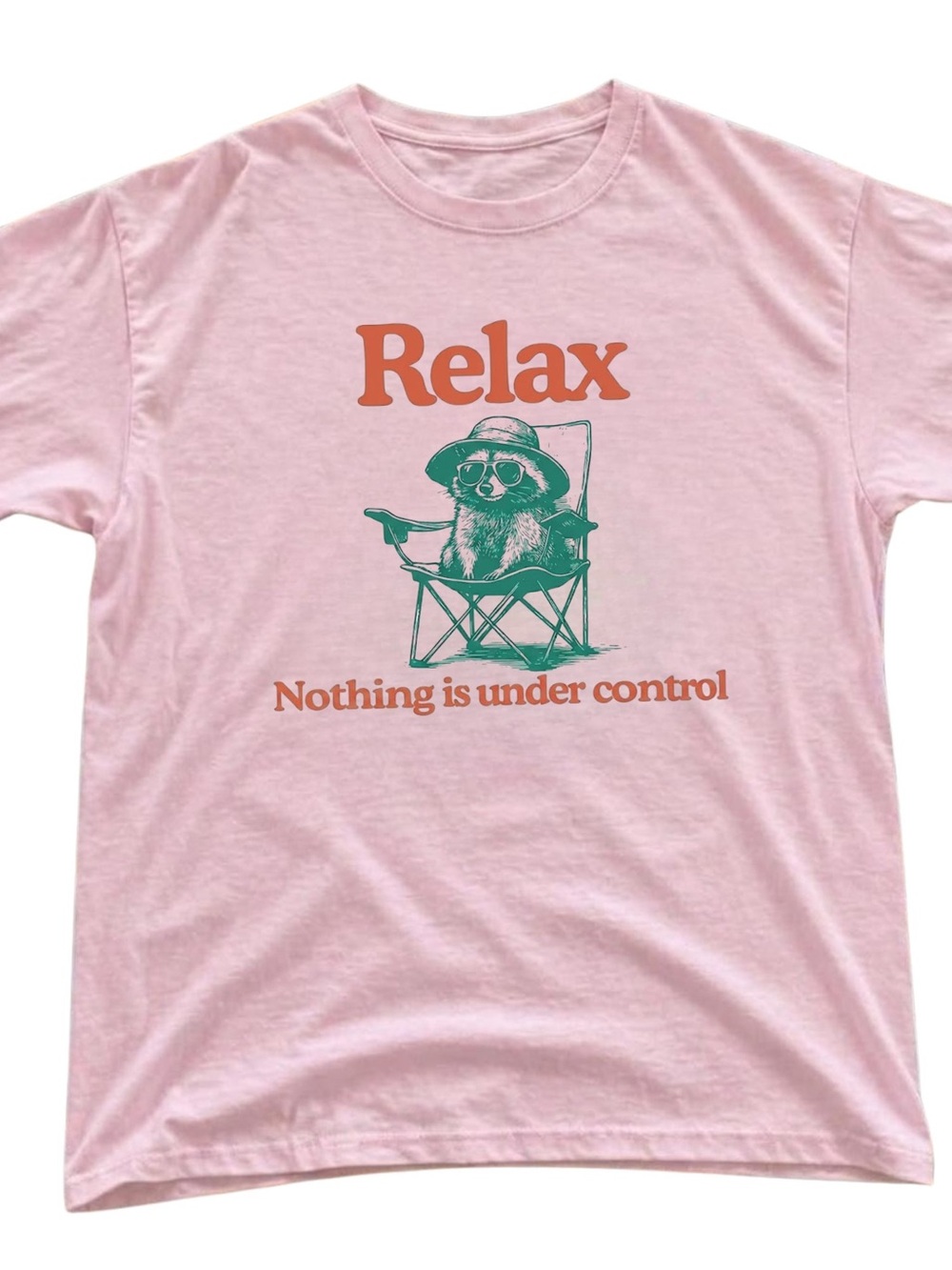 Gildan Relax Raccoon Graphic Tee